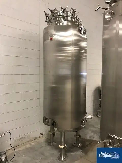 Used Precision 1100 Liter Precision Reactor, 316L S/S, 40/90# Reactors Rhode Island US | Federal Equipment Company #126086