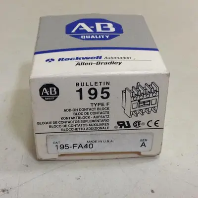 NEW ALLEN BRADLEY 195-FA40 SER A