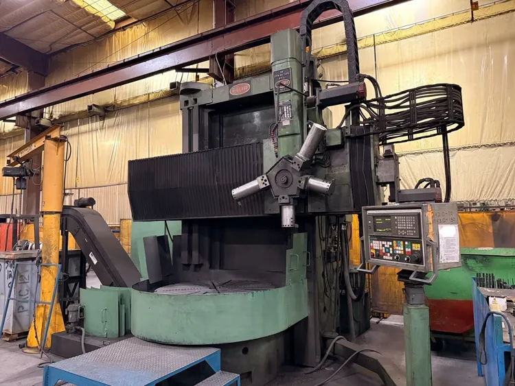 Used 1991 BULLARD 56” DYN-AU-TAPE Vertical Boring Mills (incld VTL) Arizona US | Tight Tolerance Machinery #877401