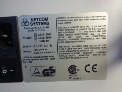 USED NETCOM SYSTEMS SMB-2000