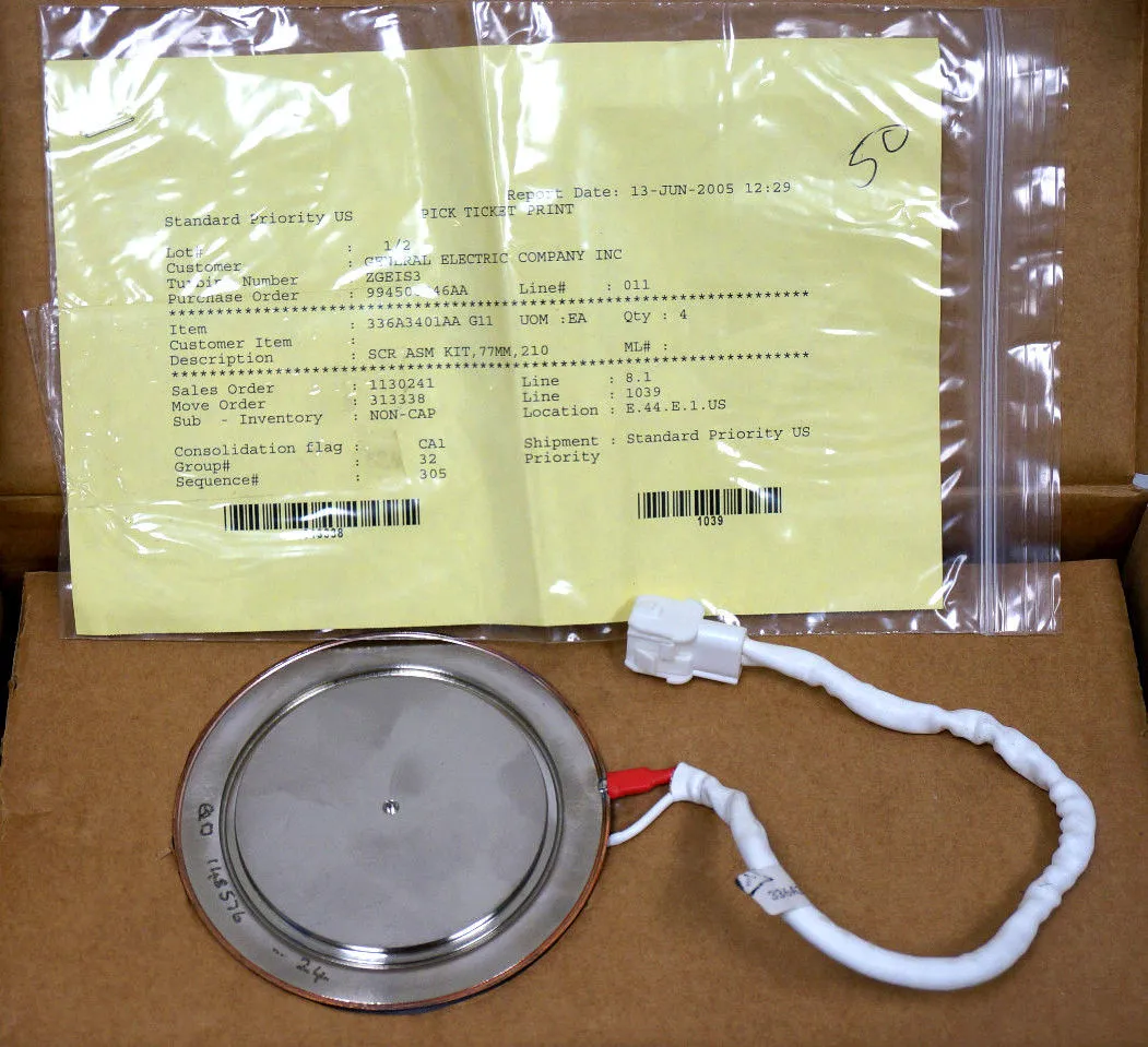 NEW GENERAL ELECTRIC 336A3401AA-G11 SCR ASM KIT, 77MM, 210, 336A3401AAG11