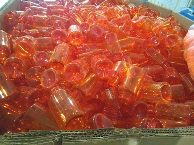 90cc & 200cc | Orange / Amber Multipurpose Bottles  Wide Mouth Lot of Mixed Gaylord - New Other