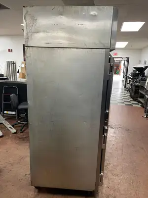 Used Victory Used Victory FA-1D-S7-HD Commercial Split Solid Door Reach in Freezer 120V AS IS Freezers Illinois US | Falcon Restaurant Supply #1376155