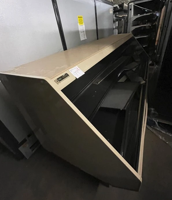 1-0557 Barker PF-R 10’ Remote Refrigerated Multi Deck Display Cooler Case