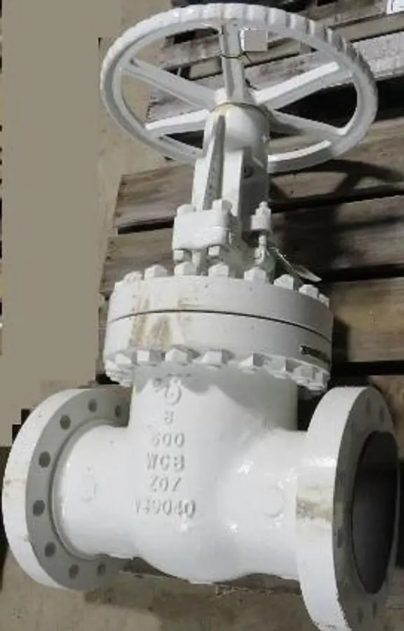 QTY. 1. DSI 8" 600 GATE VALVE WCB ( WELD ABLE CARB...