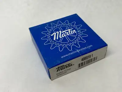New | in-Stock Martin Single Strand Roller Chain Sprocket, 1" Bore, 19-tooth Parts & Accessories (Material Handling) Michigan US | Maverick Industrial Sales #1401942