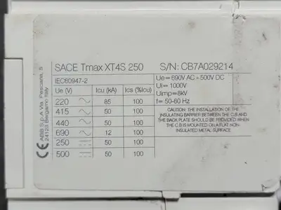USED ABB XT4S 250