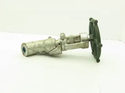 Rockwell Edward B66264 Univalve Y-Pattern Manual Globe Valve 3/4" Socket Weld