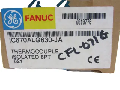 NEW GE FANUC IC670ALG630-JA THERMOCOUPLE ISOLATED 8 PT