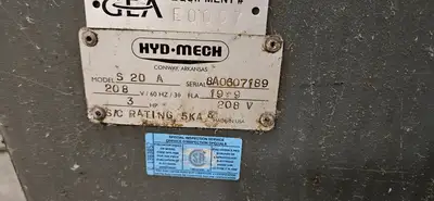 USED HYD-MECH S-20A SERIES III