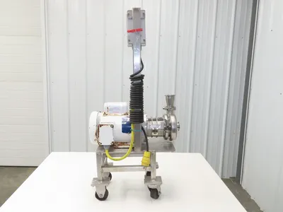SPX Waukesha C114 Stainless Sanitary Centrifugal Pump 1.5x1.5" 1Hp 115/230V 1PH