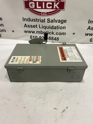 Eaton Cutler-Hammer DG322NGB 60A 3 Pole Safety Disconnect Switch 120V 240V