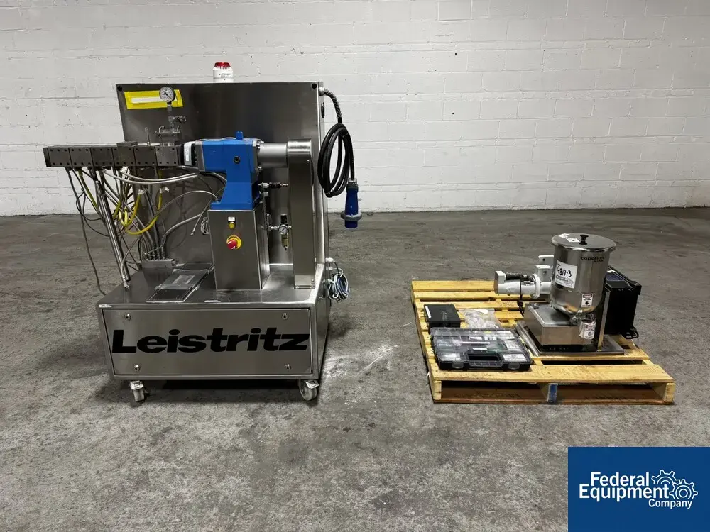 USED Leistritz 18 MM Leistritz Twin Screw Extruder, Model Micro 18 GL