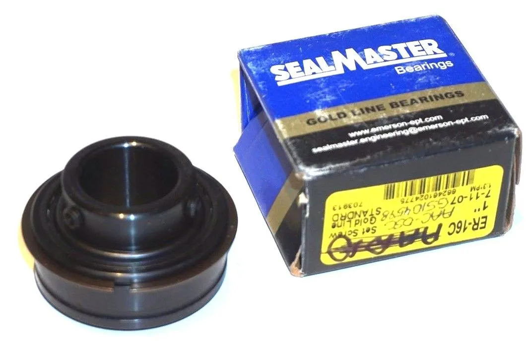 NEW SEALMASTER 1" ER-16C GOLD LINE BEARING ER16C