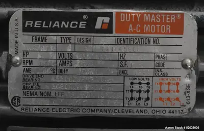 Used Union Process Attritor - Ceramic Lined, 3 HP XP Motor