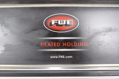 FWE COUNTERTOP HEATING HOLDING CABINET MODEL HCL-1826-4-CHIP (HINGES FROM RIGHT TO LEFT)