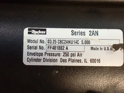 Parker Pneumatic Cylinder Lot