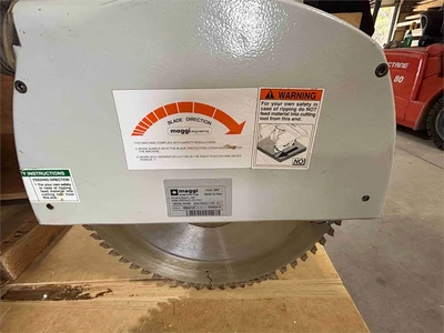 Used 2007 MAGGI BIG 800 Woodworking Radial Arm Saws Colorado US | MachineryMax #1518801