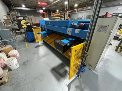 Knuth 1/4 x 10 Hydraulic Squaring Shear