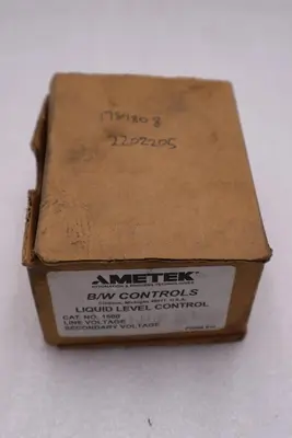 Ametek B/W CONTROLS 1500-A-L1-S7-OC-X  LIQUID LEVEL CONTROL STOCK H272A
