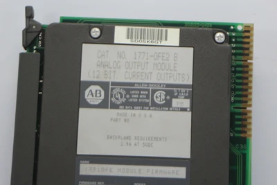 Used Allen-Bradley 1771-0FE2 Misc Electrical & Power Parts California US | Davliegogo LLC #1730880