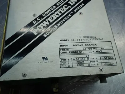 Used POWERTEC INC 9J530013S1318 AC/DC Power Supplies Ohio US | HGR 24 #1070191