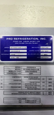 Pro Refrigeration PE1008B1R405-A-VB Glycol Chiller – ¾ HP | 230V |