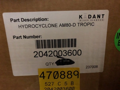 Kadant Hydrocyclone Cones, New Storeroom Spare