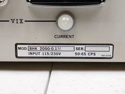 USED Kepco Bhk 2000-0.1M