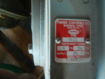 Fisher 3" 600 Class, 316 Stainless Wafer Vee - Ball Control Valv