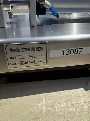 Used PNEUMATIC FILLING MACHINE 300 Piston Fillers California US | Star Industries #1254454