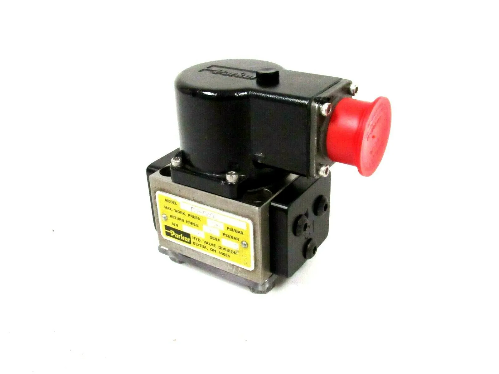 NEW PARKER DYP040C SERVO VALVE MODEL 10-PS 125PSI