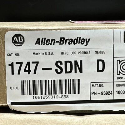 NEW Allen-Bradley 1747-SDN / D