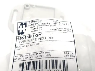 NEW HAMMOND MANUFACTURING 1551MFLGY