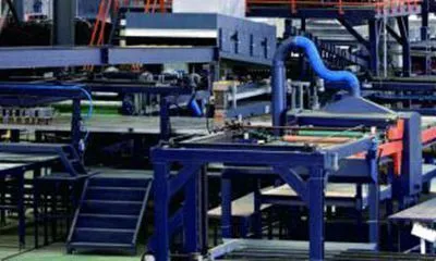 PU/PIR/Rockwool Continuous Sandwich Panel Production Line in Shaoxing City, China