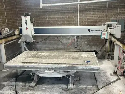 Used 2004 PARK INDUSTIES YUKON Bridge Saws Michigan US | All Used Stone Equipment #1568589