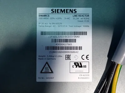 Used SIEMENS 6SL32030CD235AA0 Transformers Ohio US | HGR 24 #907458