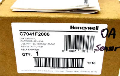 NEW HONEYWELL C7041F-2006 TEMPERATURE SENSOR C7041F2006