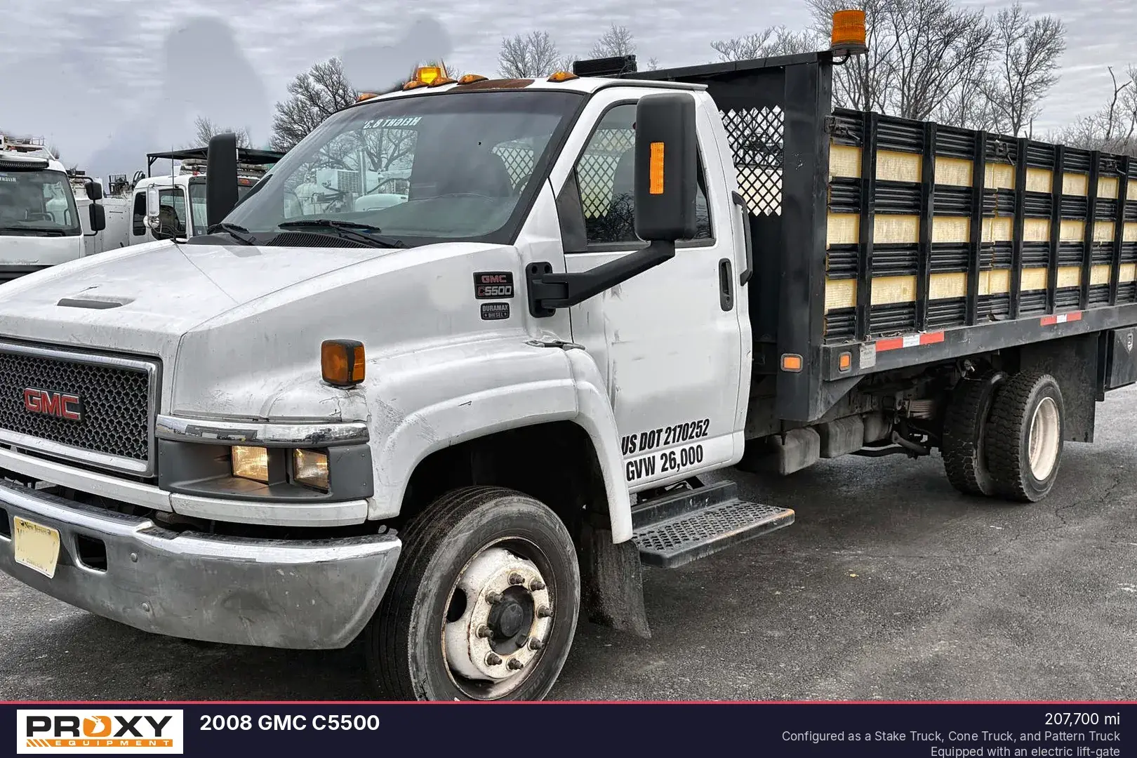 Used 2008 GMC C5500 Flatbed Trucks New Jersey US | Proxy Equipment #1382898