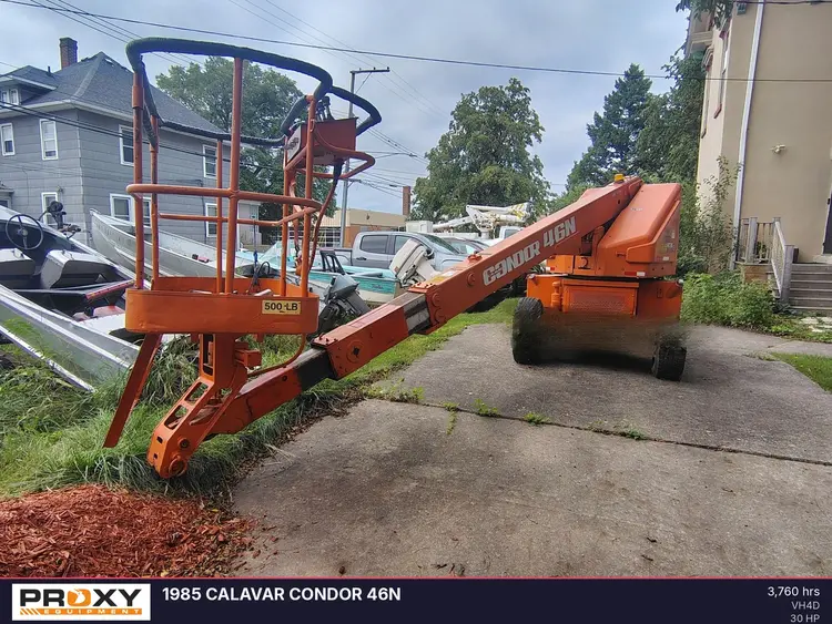 Used 1985 CALAVAR CONDOR 46N Telescopic Boom Lifts Michigan US | Proxy Equipment #1426064