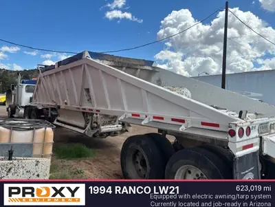 Used 1994 RANCO LW21 Dump Trailers Arizona US | Proxy Equipment #1388596