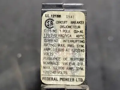 USED FEDERAL PIONEER NC120