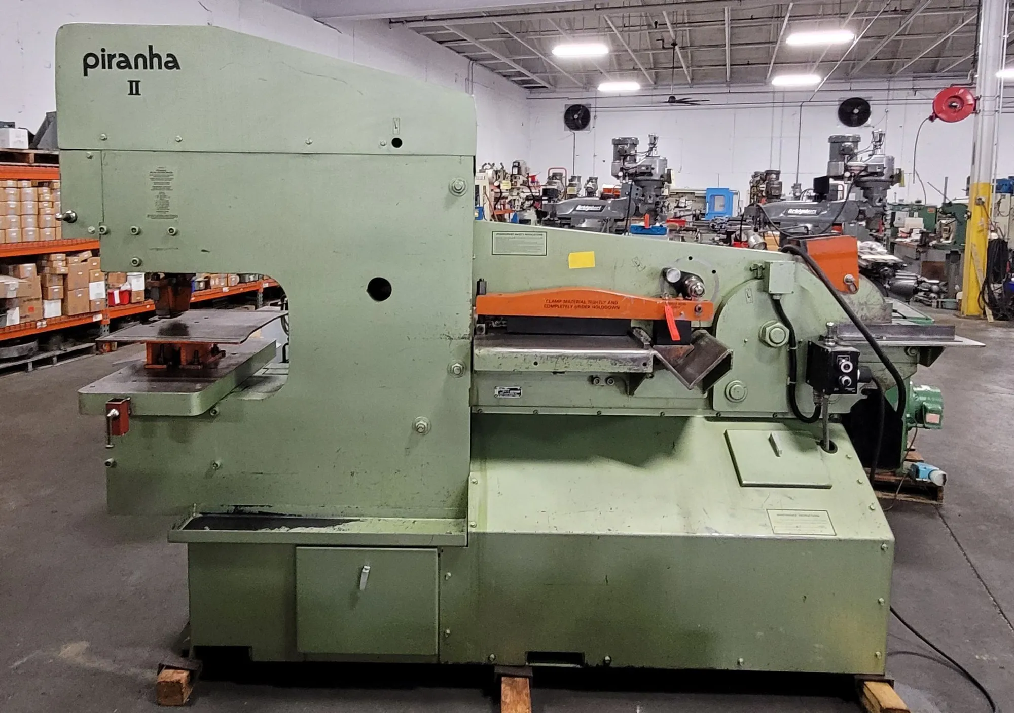 Used PIRANHA PII-140 Ironworkers Kentucky US | Machinery Central #1337515