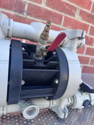 USED DEBEM IB81-P-HTTPV AIR OPERATED DOUBLE DIAPHRAGM PUMP 1" FITTING