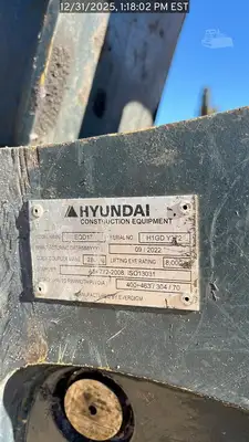 Used 2023 HYUNDAI HX160AL Crawler Excavators North Carolina US | National Equipment Dealers #1422293