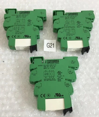 Used Phoenix Contact PLC-BSC-24DC/1C/ACT Relays & Switches | J&J Industrial Supply #504378
