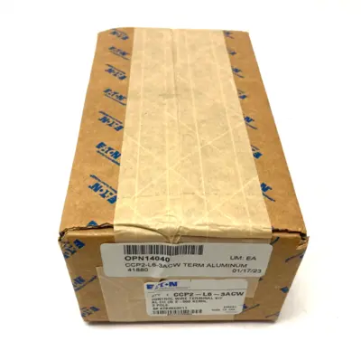 NEW EATON BUSSMANN SERIES CCP/CCD TERMINAL WIRE CONTROL KIT