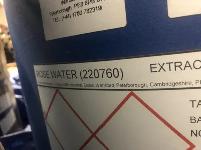 Inovia Rose Water 220760 55 Gallon drum of rose water