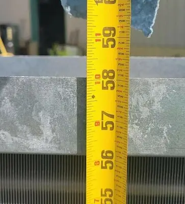 USED SUPER RADIATOR COIL 54'' X 80'' -03R-0.625/144