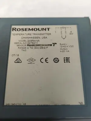 Used ROSEMOUNT 248RANA Sensors Ohio US | Surplus Asset Holdings #1237335